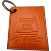 エルメス HERMES MISON CASA HOME キーホルダー オレンジ レザー レディース キーホルダー