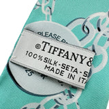 ティファニー TIFFANY＆CO リターントゥティファニースカーフ ライトブルー シルク レディース スカーフ