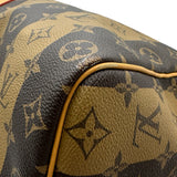 ルイ・ヴィトン LOUIS VUITTON キーポル・バンドリエール 50 LV×NIGO M45967 ブラウン モノグラム ・ストライプ ユニセックス ボストンバッグ