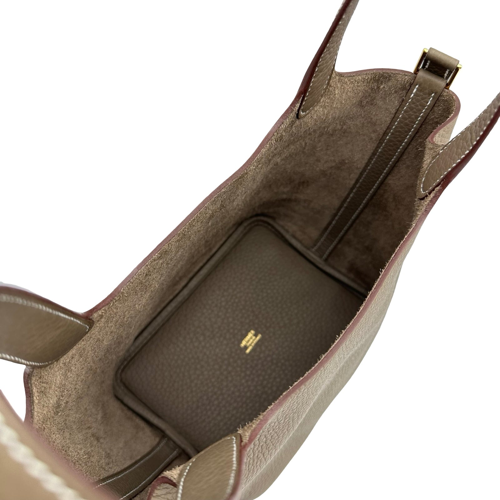 エルメス HERMES ピコタンロックPM G刻印 エトゥープ ゴールド金具