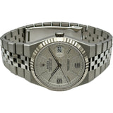 ロレックス ROLEX ランドドゥエラー 40 ハニカムモチーフ 127334 シルバー ホワイトゴールド/ステンレススチール 自動巻き メンズ 腕時計