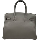 エルメス HERMES バーキン30 Y刻印 グリスエタン ピンクゴールド金具 トゴ レディース ハンドバッグ