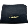カルティエ Cartier マルチェロ ブラウン レザー レディース ハンドバッグ