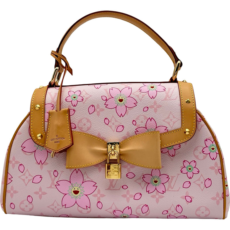 プ*◎様 LOUIS VUITTON モノグラム チェリーブロッサム ハンドバッ ルイ・ヴィトン LOUIS VUITTON サックレトロPM M92013 ピンク