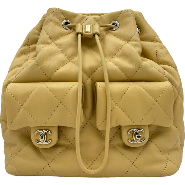 シャネル CHANEL マトラッセ チェーンバックパック AS4342 ベージュ