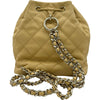 シャネル CHANEL マトラッセ チェーンバックパック AS4342 ベージュ ゴールド金具 ラムスキン レディース リュック・デイパック
