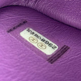シャネル CHANEL ミニマトラッセ20 A69900 29番台 パープル シルバー金具 ラムスキン レディース ショルダーバッグ