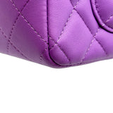 シャネル CHANEL ミニマトラッセ20 A69900 29番台 パープル シルバー金具 ラムスキン レディース ショルダーバッグ