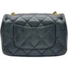 シャネル CHANEL ミニフラップバッグ18 AS3457 ブラック ゴールド金具 ラムスキン レディース ショルダーバッグ