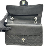 シャネル CHANEL マトラッセ25 A01112 16番台 ブラック シルバー金具 キャビアスキン レディース ショルダーバッグ