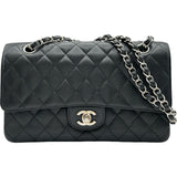 シャネル CHANEL マトラッセ25 A01112 16番台 ブラック シルバー金具 キャビアスキン レディース ショルダーバッグ