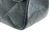 シャネル CHANEL マトラッセ25 A01112 16番台 ブラック シルバー金具 キャビアスキン レディース ショルダーバッグ