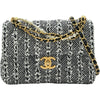 シャネル CHANEL マトラッセパールチェーンショルダーバッグ AS4384 ブラック/ホワイト ゴールド金具 ツイード レディース ショルダーバッグ