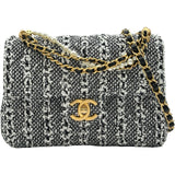 シャネル CHANEL マトラッセパールチェーンショルダーバッグ AS4384 ブラック/ホワイト ゴールド金具 ツイード レディース ショルダーバッグ