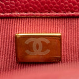 シャネル CHANEL マトラッセショルダーバッグ ボルドー ゴールド金具 キャビアスキン レディース ショルダーバッグ