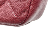 シャネル CHANEL マトラッセショルダーバッグ ボルドー ゴールド金具 キャビアスキン レディース ショルダーバッグ