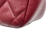 シャネル CHANEL マトラッセショルダーバッグ ボルドー ゴールド金具 キャビアスキン レディース ショルダーバッグ