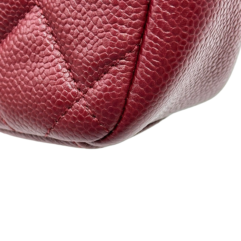 シャネル CHANEL マトラッセショルダーバッグ ボルドー ゴールド金具