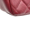 シャネル CHANEL マトラッセショルダーバッグ ボルドー ゴールド金具 キャビアスキン レディース ショルダーバッグ