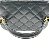シャネル CHANEL マトラッセバニティケースショルダー AS2362 31番台 ブラック ゴールド金具 キャビアスキン レディース ショルダーバッグ