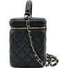 シャネル CHANEL マトラッセバニティケースショルダー AS2362 31番台 ブラック ゴールド金具 キャビアスキン レディース ショルダーバッグ