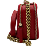 シャネル CHANEL ココマーク2WAYカメラバッグ 27番台 レッド ゴールド金具 キャビアスキン レディース ショルダーバッグ