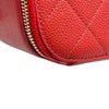 シャネル CHANEL ココマーク2WAYカメラバッグ 27番台 レッド ゴールド金具 キャビアスキン レディース ショルダーバッグ