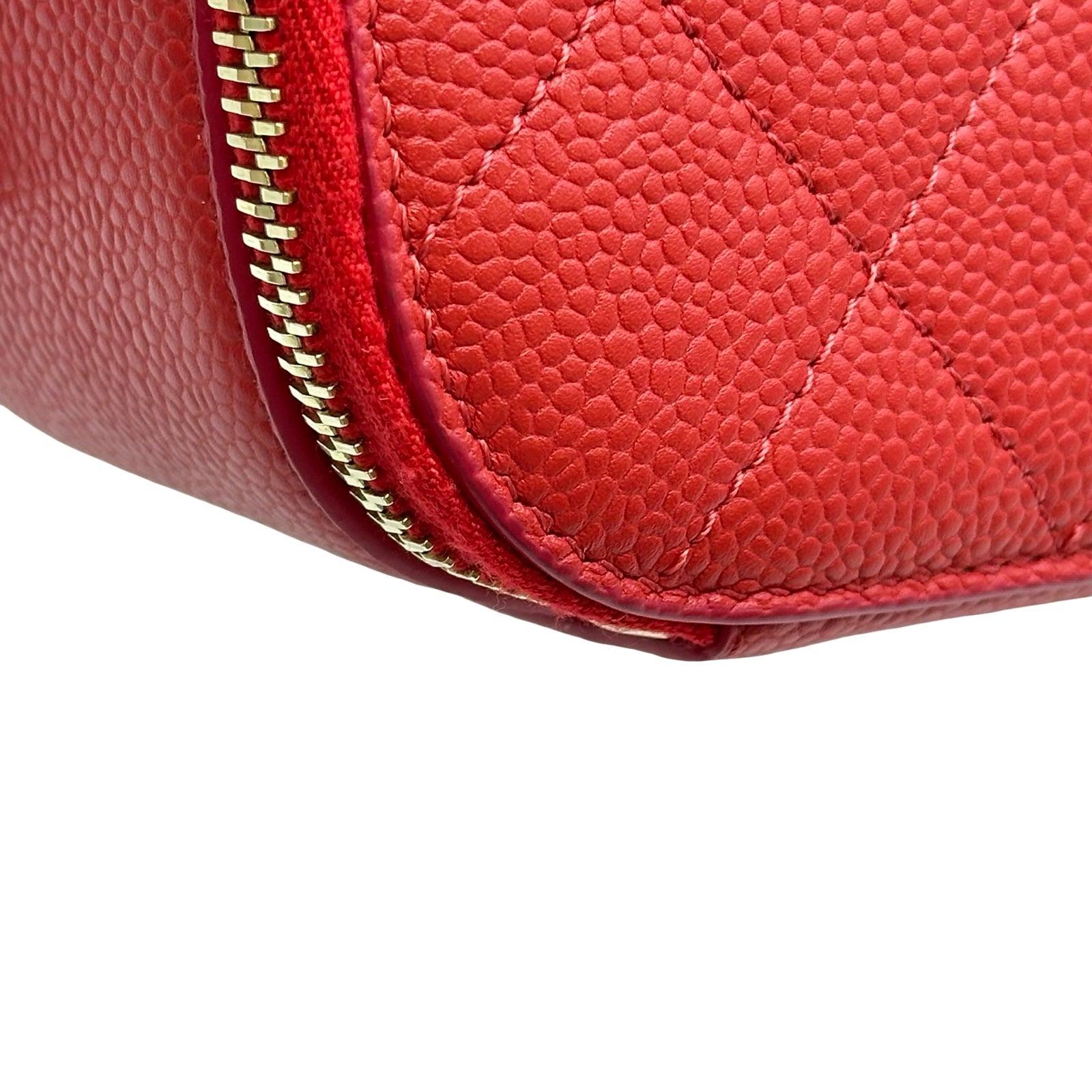 シャネル CHANEL ココマーク2WAYカメラバッグ 27番台 レッド ゴールド