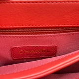 シャネル CHANEL マトラッセ 2WAYハンドバッグ AS0626 27番台 レッド ゴールド金具 ラムスキン レディース ショルダーバッグ