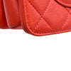 シャネル CHANEL マトラッセ 2WAYハンドバッグ AS0626 27番台 レッド ゴールド金具 ラムスキン レディース ショルダーバッグ