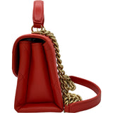 シャネル CHANEL マトラッセ 2WAYチェーンショルダー 28番台 レッド ゴールド金具 ラムスキン レディース ショルダーバッグ