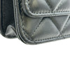 シャネル CHANEL マトラッセパールハンドルチェーンウォレット ブラック ゴールド金具 ラムスキン レディース ショルダーバッグ