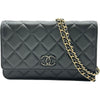 シャネル CHANEL マトラッセ チェーンウォレット AP3622 ブラック ゴールド金具 ラムスキン レディース ショルダーバッグ