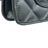 シャネル CHANEL マトラッセ チェーンウォレット AP3622 ブラック ゴールド金具 ラムスキン レディース ショルダーバッグ
