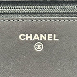 シャネル CHANEL ボーイシャネルチェーンウォレット AP1117 ブラック シルバー金具 キャビアスキン レディース ショルダーバッグ