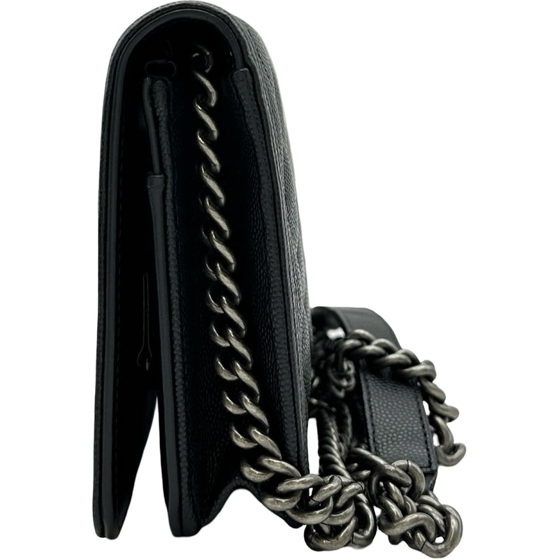 シャネル CHANEL ボーイシャネルチェーンウォレット AP1117 ブラック