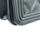 シャネル CHANEL ボーイシャネルチェーンウォレット AP1117 ブラック シルバー金具 キャビアスキン レディース ショルダーバッグ