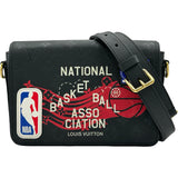 ルイ・ヴィトン LOUIS VUITTON LV×NBA スデゥディオ・メッセンジャーバッグ M58498 ブラック モノグラム・アンプラント メンズ ショルダーバッグ
