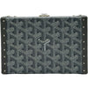 ゴヤール GOYARD ミノディエールトランクショルダーバッグ グレー コーティングキャンバス レディース ショルダーバッグ