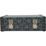 ゴヤール GOYARD ミノディエールトランクショルダーバッグ グレー コーティングキャンバス レディース ショルダーバッグ