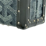 ゴヤール GOYARD ミノディエールトランクショルダーバッグ グレー コーティングキャンバス レディース ショルダーバッグ