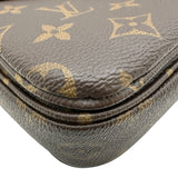 ルイ・ヴィトン LOUIS VUITTON ポシェット・メティスMM M44875 ブラウン モノグラムキャンバス レディース ショルダーバッグ