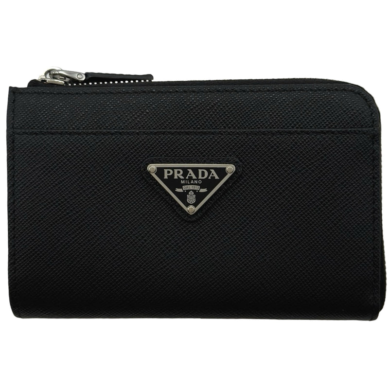 PRADA ブラック サフィアーノ ケース プラダ PRADA トライアングルロゴキーケース 2PP122 ブラック