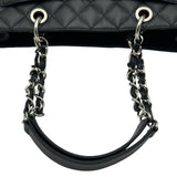シャネル CHANEL GST チェーントートバッグ A50995 16番台 ブラック シルバー金具 キャビアスキン レディース トートバッグ