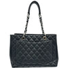 シャネル CHANEL GST チェーントートバッグ A50995 16番台 ブラック シルバー金具 キャビアスキン レディース トートバッグ