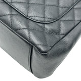 シャネル CHANEL GST チェーントートバッグ A50995 16番台 ブラック シルバー金具 キャビアスキン レディース トートバッグ