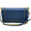 シャネル CHANEL ボーイシャネル28 A92193 23番台 ブルー ゴールド金具 ラムスキン レディース ショルダーバッグ