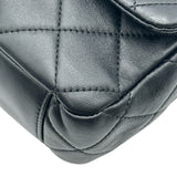 シャネル CHANEL トップハンドルショルダーバッグ AS4605 ブラック ゴールド金具 ラムアスキン レディース ショルダーバッグ