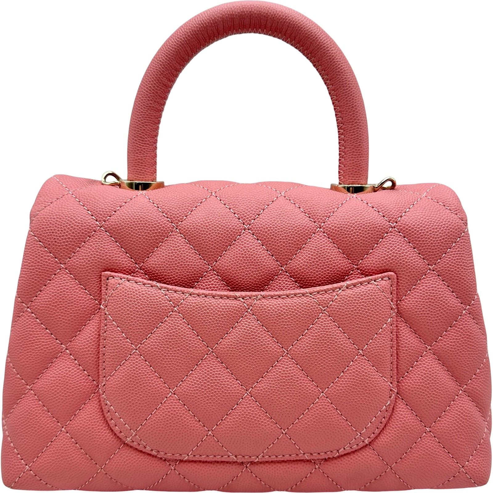 シャネル CHANEL ココハンドルXS A92990 30番台 ピンク ゴールド金具