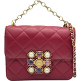 シャネル CHANEL マトラッセフラップバッグ AS1889 30番台 レッド ゴールド金具 カーフスキン レディース ショルダーバッグ